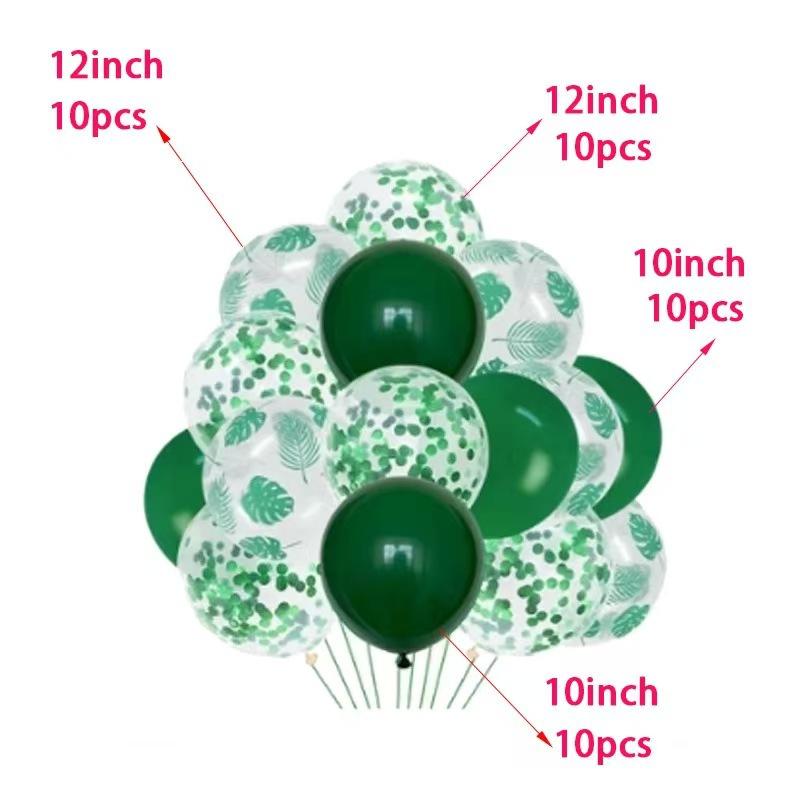 158 Pieces Sand White Cow Pattern Red Blue Birthday Party Balloon Arch Set