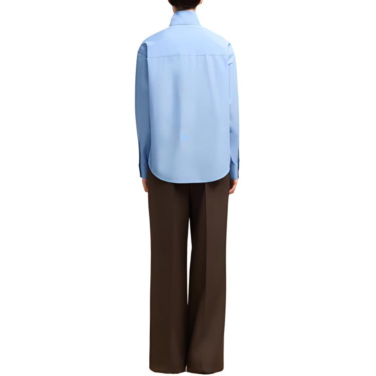 AMIPARIS Scarf-collar Cotton Shirt USH104CO0063-484