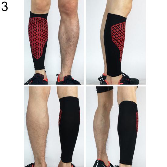 1Pc Sports Unisex Running Bicycle Compression Socks Leg Calf Support Sleeve Brace