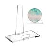 Elegant Acrylic Photo Holder Minimalists Design Easel Rack with Nonslip Pad for Showcasing Art At Living Room or Office