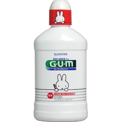 GUM Dental Rinse Children Fruit Mint Flavor 250mL