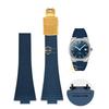 CTS Fluororubber dirželis Tissot PRX serijos Super Player laikrodžiams 35mm 40mm Greito atsegimo spyruoklinė sagtelė FKM laikrodžio dirželis 11mm 12mm