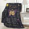 Knitted Texture, My Mental Breakdown Blanket - Modern Flannel, Machine Washable, 100% Polyester, Digital Print, Tear-Resistant