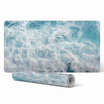 Mata Ochronna Na Blat Do Firmy Biura Pracy Morskie Fale W Ruchu 100X50 Cm
