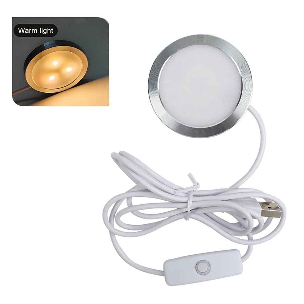 5V USB Circular Lamp RGB Color Adjustable Aluminum Zinc Zinc Alloy Lamp Ultra-thin LED Light  Custom Lighting