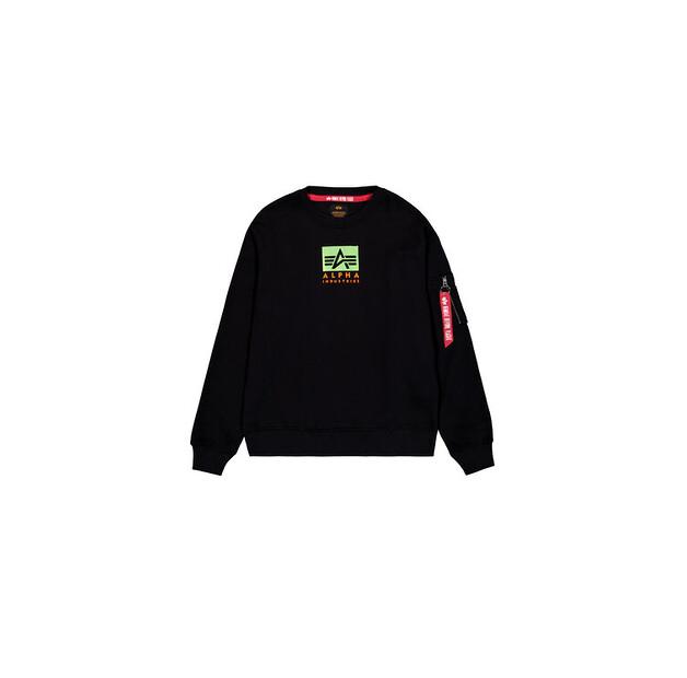 Толстовка Alpha Industries Satin Logo Sweatshirt EU 1XL