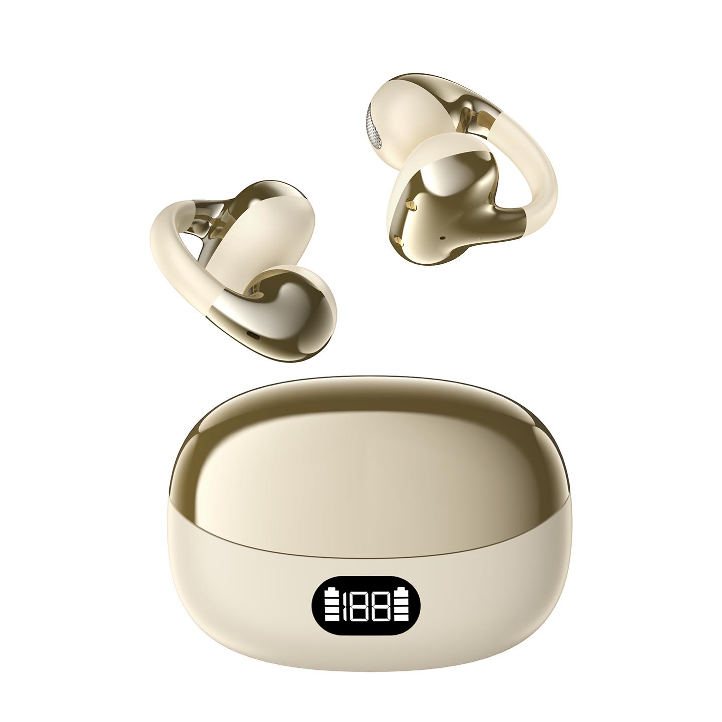 

YXG-40 Clip-On Bluetooth Earphones бежевий
