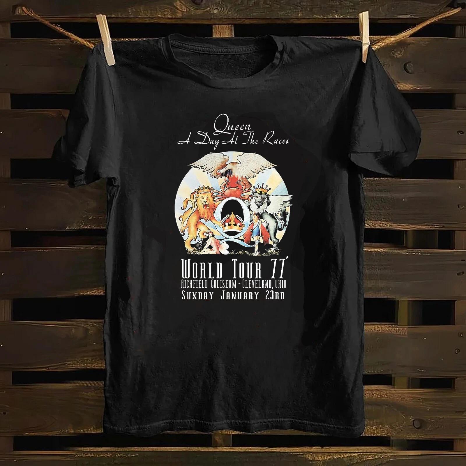 Queen 1977 Coliseum Richfield OH Concert T -Shirt XL XL