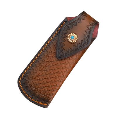 Suporte para faca Foling Bainha de couro de vaca de alta qualidade Estojo universal para facas Acessórios para facas de caça Coldres para facas de caça Fivela de cinto