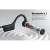 Echter Knochenleitung Drahtloser Kopfhörer Sport Wasserdichte Ohrhörer mit HD-Mikrofon Geringe Latenz Subwoofer Headset
