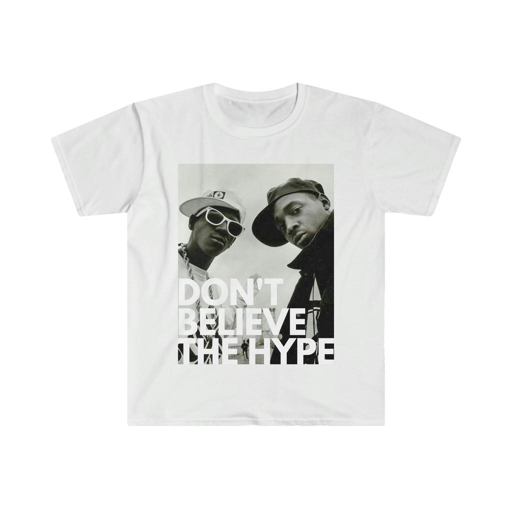 2025 Summer Public Enemy T-shirt: Classic Hip-hop Pattern for Men and Women Pure Cotton Printed Large-sized Breathable T-shirt