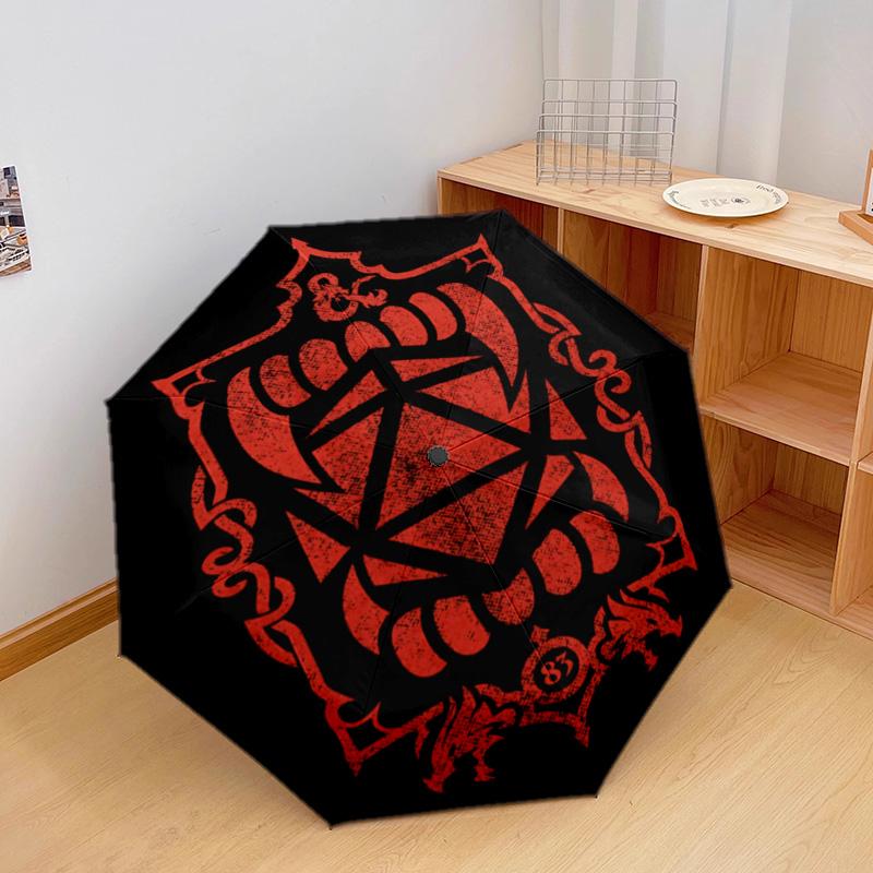 1PC Dungeon Master Automatic Umbrella - Suitable Travel Outdoor Portable Umbrella Birthday Gift Daily Essentials