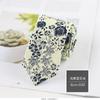 Cotton Tie Men'S Floral Printed Cotton 6Cm Narrow Casual Tie Women'S Flower Tie