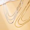 Minimalist European & American Layered Necklaces for Women – Blogger-Inspired Cool Style Blade Jewelry