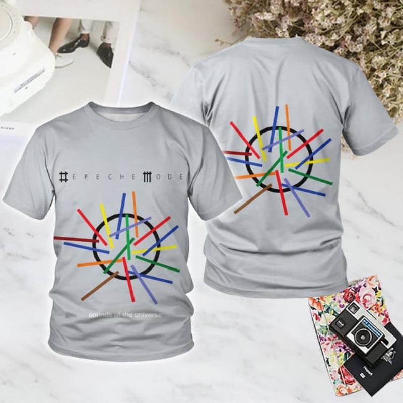 Rock Band Depeche Mode 3D Print T-Shirts Summer New Men Women Hip Hop Trend Short Sleeve TShirt Loose Casual Oversized Y2k Top