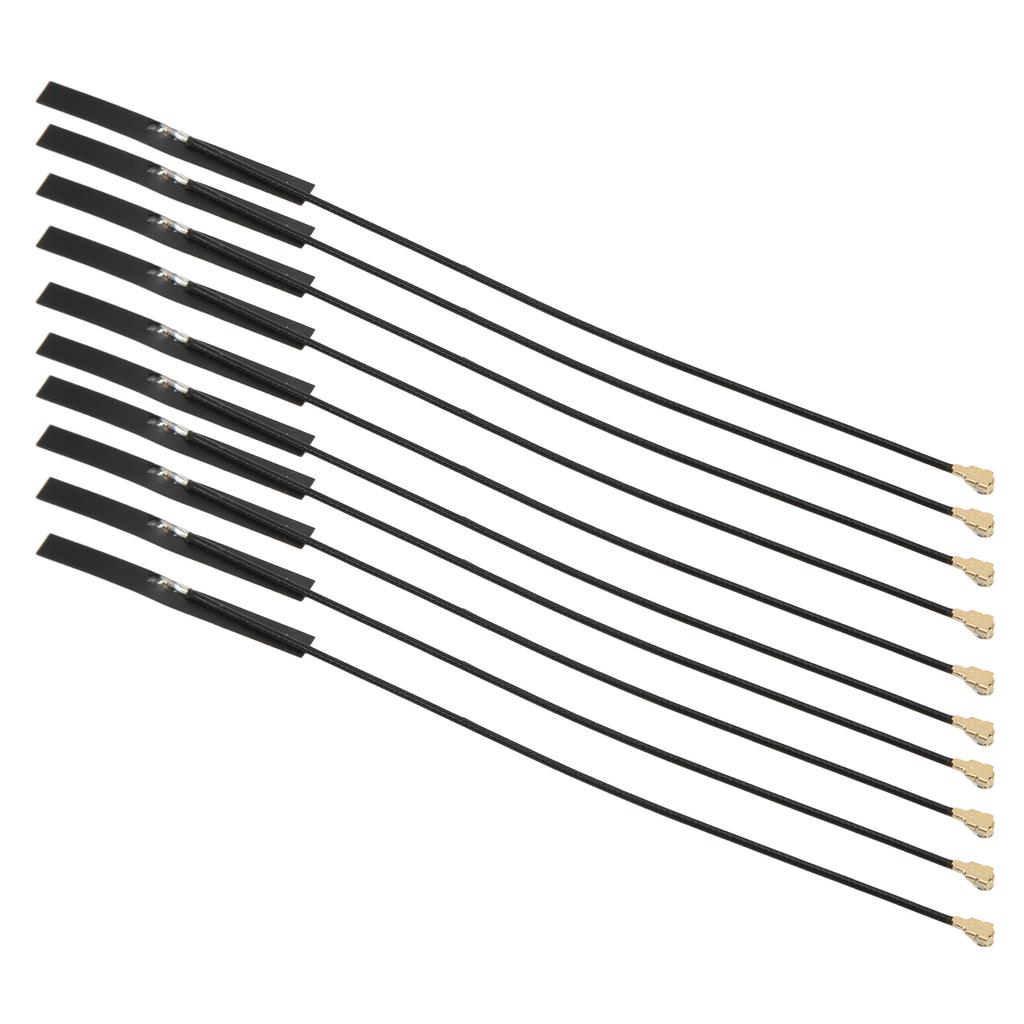 10pcs Internal Antenna 2.4G FPC Soft 3dBi Built In Aerial for Wireless Monitoring BT ModuleFirst Generation IPEX Head