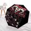 Slipknot Band Logo Automatic Opening Rain Umbrella - Portable 3-Fold Design with 8-Bone Iron Frame, Gift for Fans and Travelers0104338a