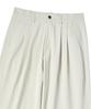 BEYOND CLOSET [Collection Line] Structured Cotton Curved Pants Cream