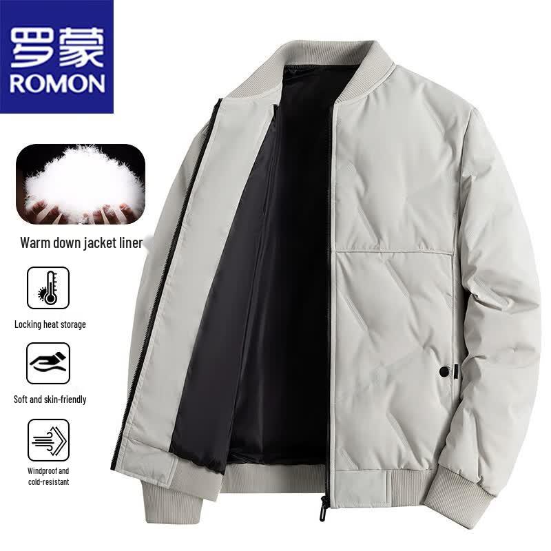 ROMON Men's Winter Down Jacket