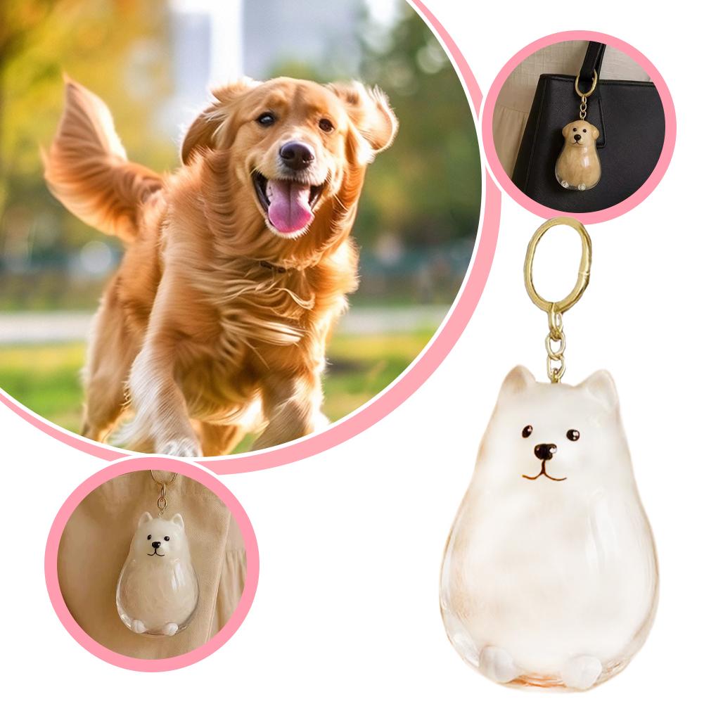 Dog Hair Storage Keychain