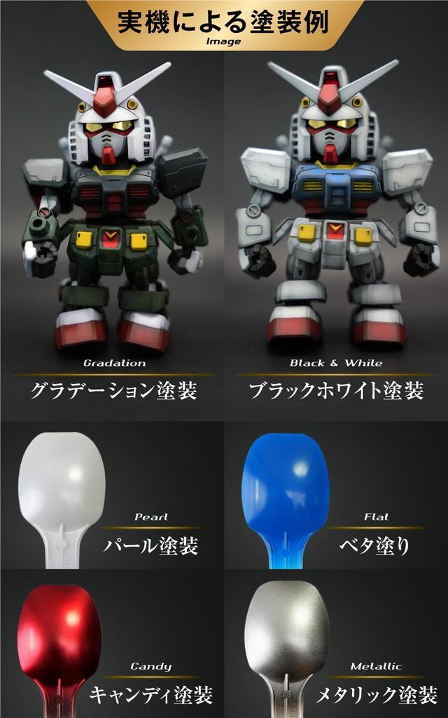 DePes Airbrush Compressor for Caliber Compact and Lightweight for Plastic Model Kits Pistol [Recommended First-Time Airbrushers] 0.2-0.5mm, (Hybrid