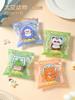 100Pcs/pack 10x10cm Plastic Cartoon Animal Self-Adhesive Cookie Snack Candy Snowflake Crispy Packaging Bags Birthday Party Gift