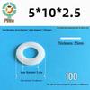 Thickened Nylon Plastic Flat Washer: Hard Plastic Gasket M2-M16