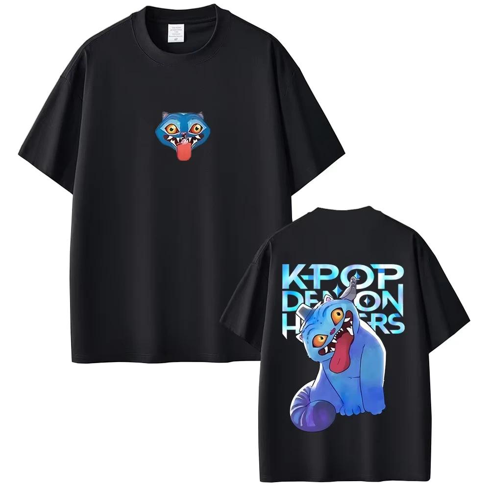 Film KPop Dämonenjäger T-Shirt Rumi Mira Zoey T-Shirts Saja Boys T-Shirt Derpy Tiger T-Shirts Herren Damen Mode Freizeit T-Shirt