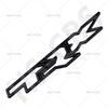 1Pcs 3D Metal TRX Letter Emblem Car Side Fender Decal TRX Logo Rear Trunk Badge Tailgate Stickers Accessories Car Styling