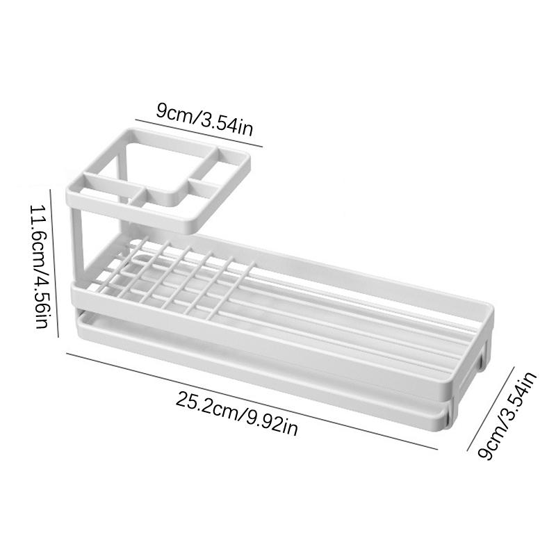 Tandenborstelhouders Voor Badkamers Met Afwatering, 4 Sleuven Tandenborstel Organizer Voor Badkamertoilet