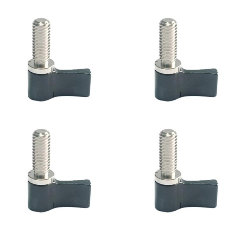 4Pcs/set Adjustable Aluminum L Shaped Mini Handle Screw for Camera Tripods Outdoor Gear