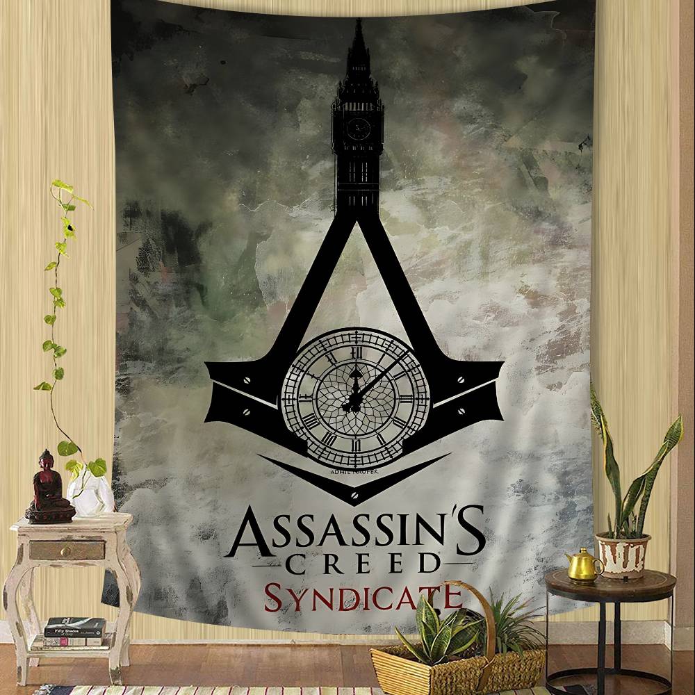 AAssassins CCreedes Cartoon Tapestry Wall Hanging Decoration Household Home Decor