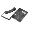 LCD Display Semi Hands Free Corded Phone with Speakerphone 3‑group Alarms Desktop Corded Telephone
