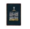Funny Text Sign Exercise Fitness Poster Gym Training Room Wall Decor Pin Up Tin Sign Man Cave Art Poster Decoration Metal Plate