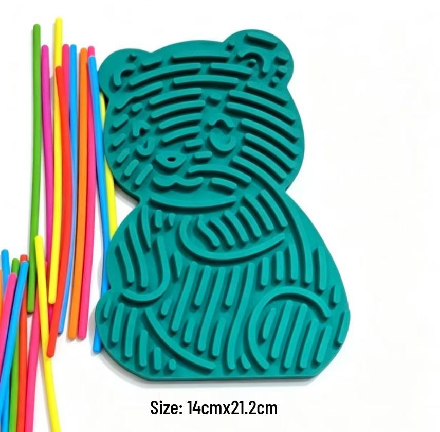 Silicone Sensory Activity Board: ADHD Educational Puzzle Toy