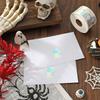 500pcs/roll Waterproof Reflective Labels Decorative Paper Ghost Stickers  Gift Packaging