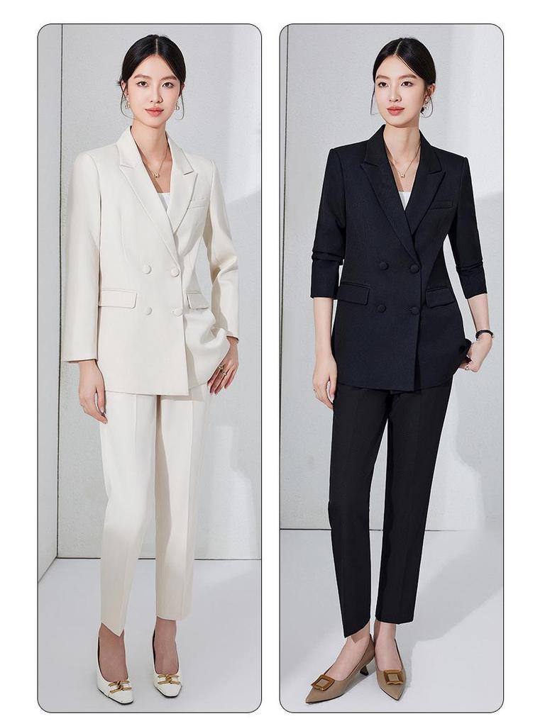 Women's High-End Loose Suit Jacket | New 2025 Spring/Autumn Professional Workwear Set for Interviews & Formal Occasions