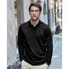 Tee Jays Mens Luxury Stretch Long Sleeve Polo Shirt