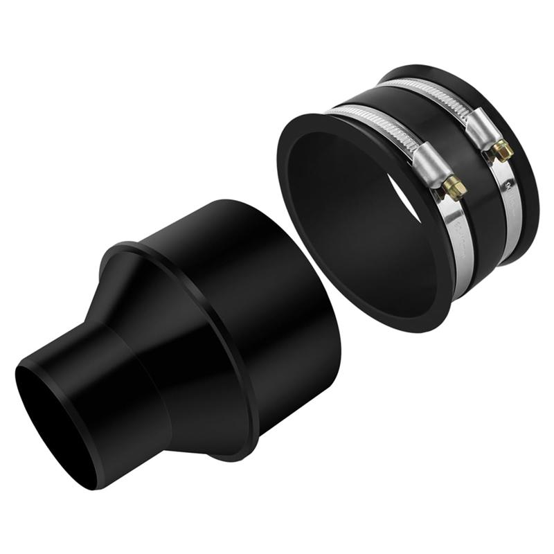 

A65T-For Woodworking Dust Collection Hose And Dust Ports Kit Includes 4 Inch To 2-1/2 Inch Reducer Fitting чёрный