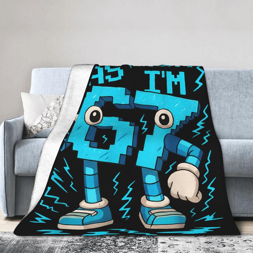 Steal a Brainrot Six Seven Italian Meme Gaming 67 Blanket Soft Warm Throw Blanket Winter Child Outdoor Pattern Bedspread