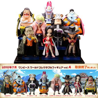 8 Stück Anime One Piece Oka Shichibukai Figur Donquixote Doflamingo Marshall D Teach Dracule Mihawk Bartholemew Modell Spielzeug Geschenk