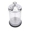 Barber Jar High Borosilicate Glass High Capacity Barbershop Soaking Jar with Lift Basket for Manicure Tools