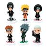 12 Pcs/Lot NARUTO Sasuke Gaara Uchiha Madara Figure 7-8cm 2 Style Personality Base Mini Figurines