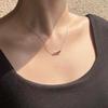 New Small Eggplant Necklace Feminine Simplicity Temperament Versatile Niche Design Internet Celebrity Water Drop Collarbone Chain