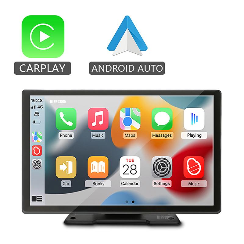 

Hipppcron 9 Portable Car Radio Multimedia Video Player Wireless CarPlay And Android Auto IPS Touch Screen BT USB TF AUX Input Type 2
