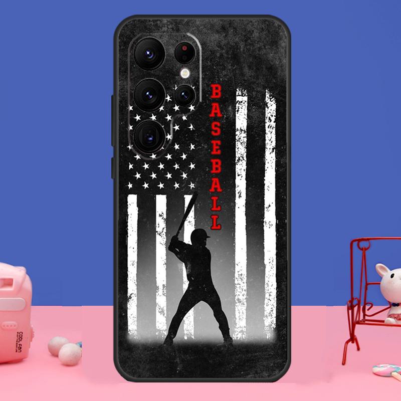 Baseball Case For Samsung Galaxy S23 S24 Ultra S21 S22 Plus Note 20 Note 10 S8 S9 S10 S20 FE Cover