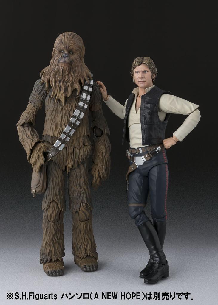 TAMASHII NATIONS Star Wars Chewbacca NEU 170 mm bemalte bewegliche Figur SHFiguarts (Eine Hoffnung) Ca.. ABS und PVC