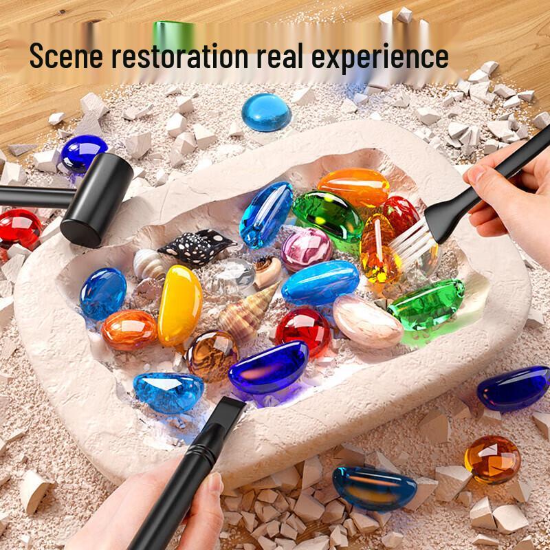 

Детский набор для раскопок драгоценных камней своими руками