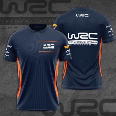 Team Racing Rally Fan Shirt Heren Buiten Sport 3D Geprint T-shirt Zomer Mode Hardlopen Fitness Tops