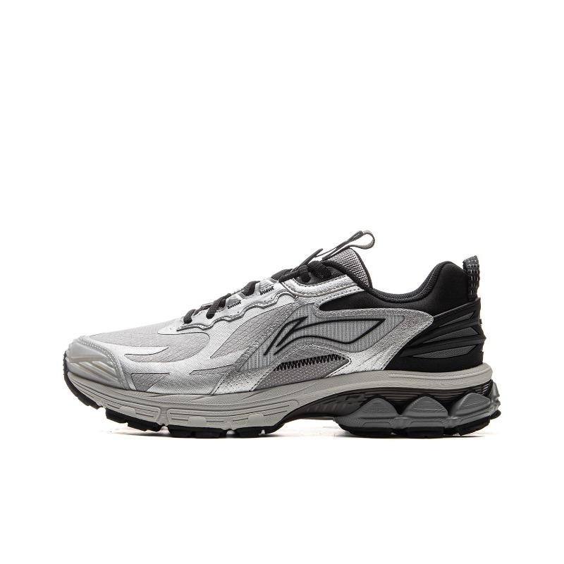 Li-Ning Fuyao 2.0 Trail Men Low Top Running Shoes Silver Grey ARXU011-4